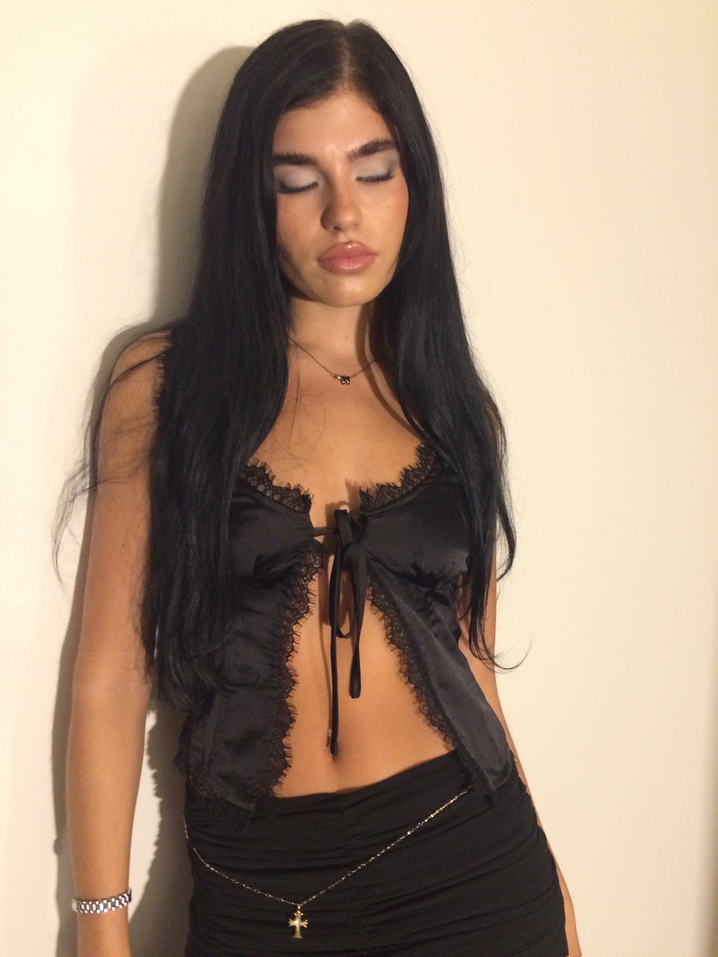 cross pendant waist chain