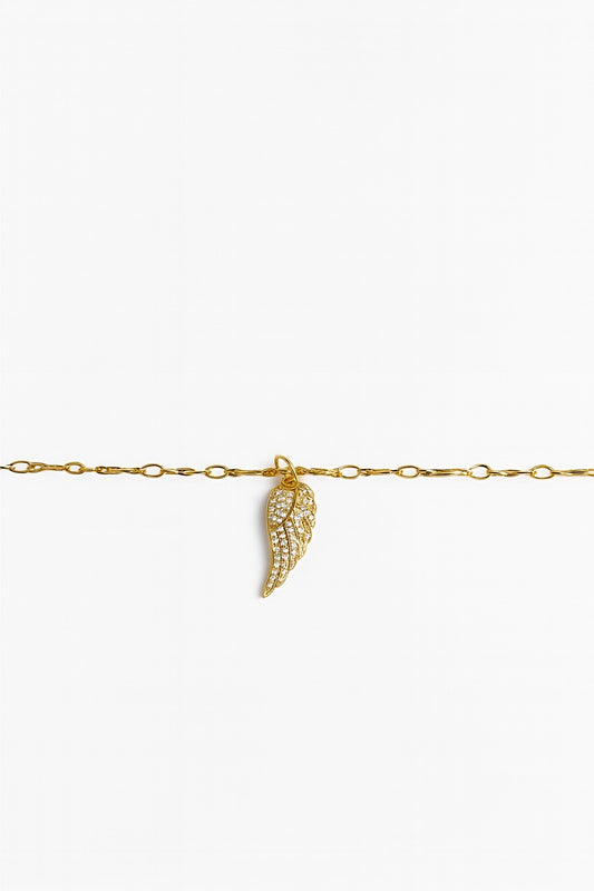 angel wing pendant waist chain